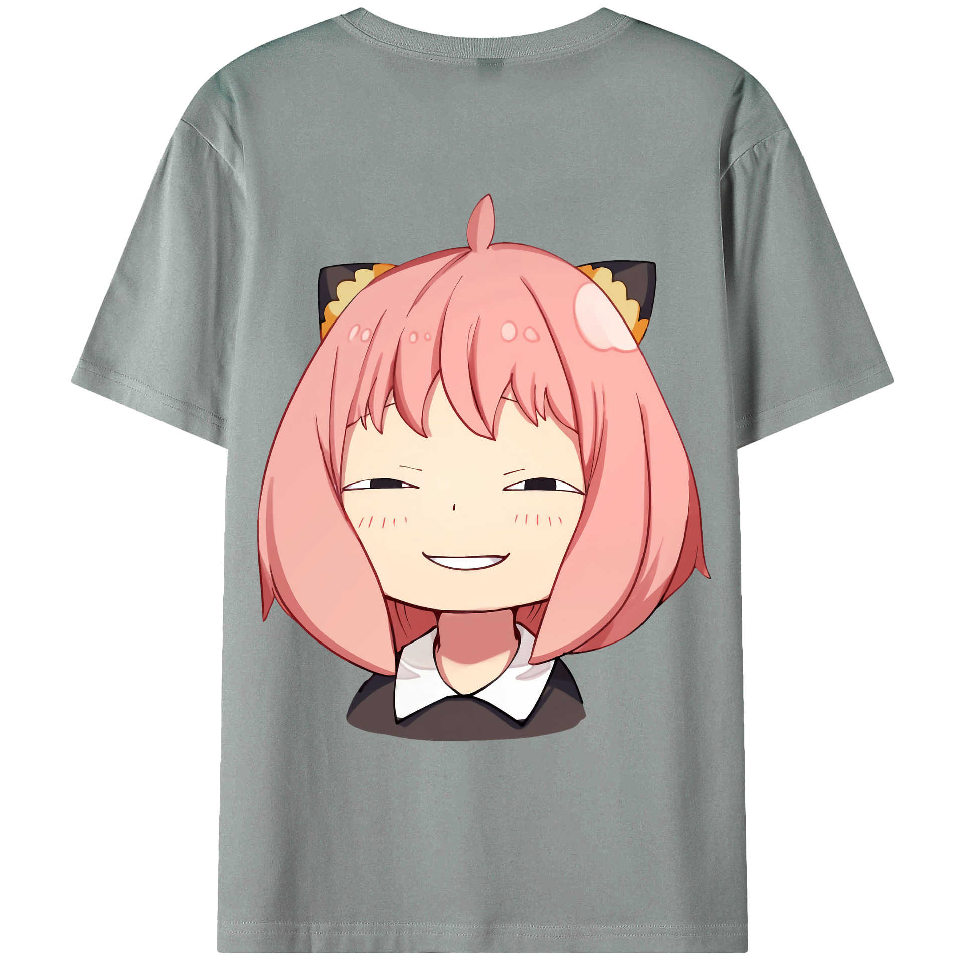 （画像用） SPY×FAMILY间谍家家酒 綿100％ メンズ半袖Tシャツ（バックプリント） 通気性
